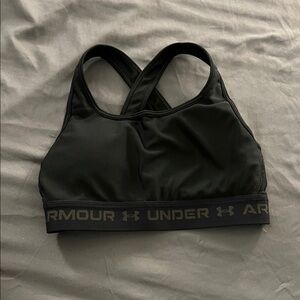 Under Armour Black Cross-Back Sports Bra